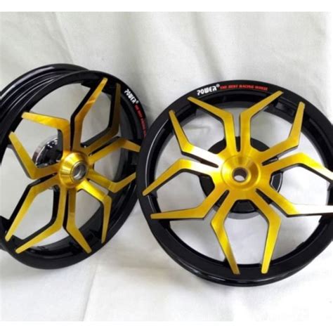 Velg Motor Vario Power Star Black Gold Pelg Velg Peleg Vario