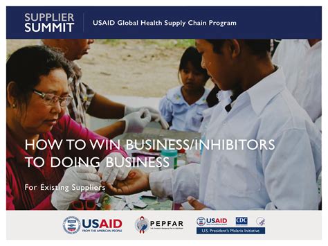 Supplier Summit 2017 How to Win Business for Existing Suppliers | USAID