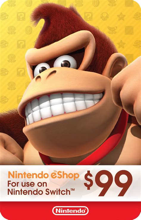 Nintendo Eshop 99 Et Card Digital