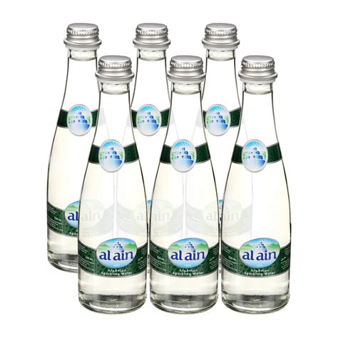 Al Ain Glass Bottle Sparkling Water 6 X 330 Ml Sharjah Co Operative Society