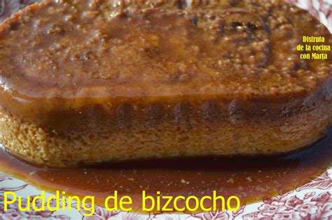 Disfruta De La Cocina Con Marta Pudding De Bizcocho Receta De