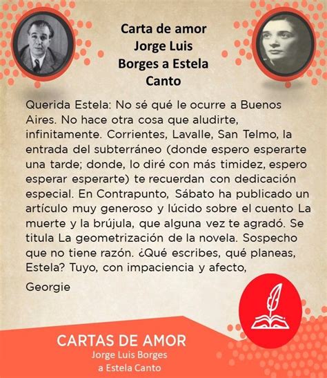 Felipe Pigna On Instagram CARTAS DE AMOR JORGE LUIS BORGES A ESTELA