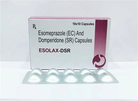 Esolax Dsr Esomeprazol Domperidone Capsules Prescription At