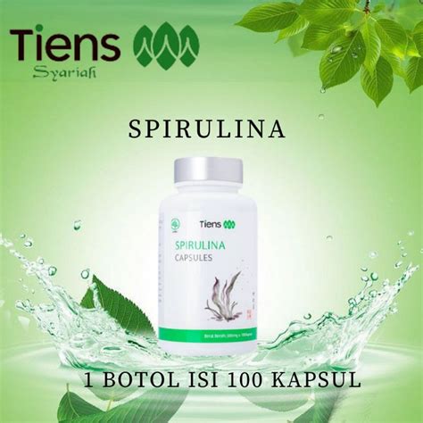 Jual MASKER SPIRULINA 1 BOTOL ISI 100 KAPSUL Shopee Indonesia