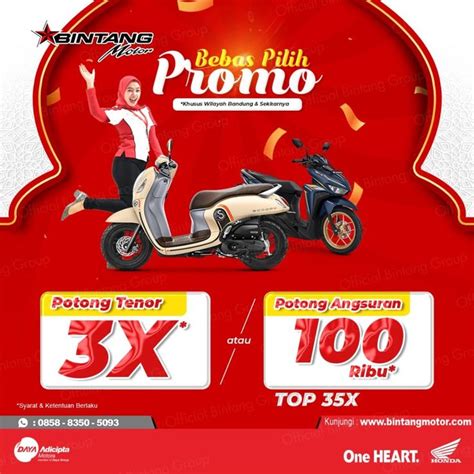 Promo April Ramadhan Sale Bintang Motor Bandung 2022 Honda Bintang