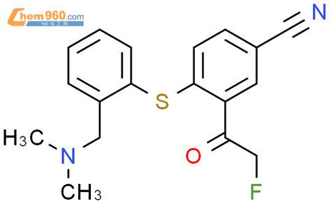 622399 11 5 BENZONITRILE 4 2 DIMETHYLAMINO METHYL PHENYL THIO 3