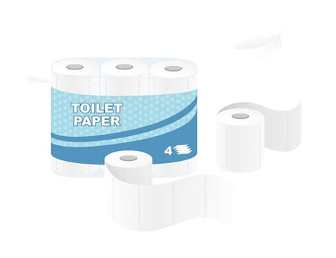 Paquete de rollo de papel de diseño de paquete de papel higiénico