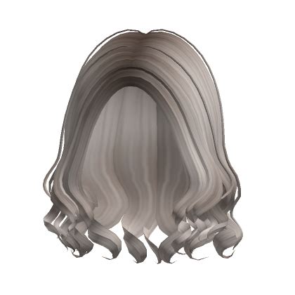 Medium Length Curly Loose Hair Ash Blonde Roblox