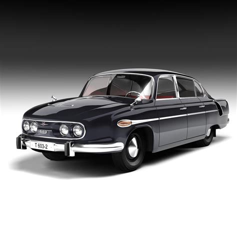 tatra 603 luxury car 3d model