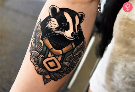 8 Creative Badger Tattoo Designs With Their Meanings