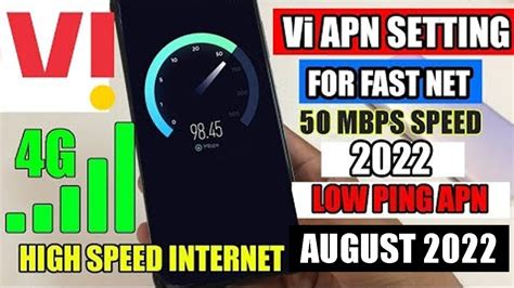 Vi New APN Settings Vi APN Setting 4G 2022 How To Increase Vi Net