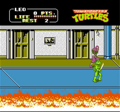 Teenage Mutant Ninja Turtles Ii The Arcade Game Rus Nesroms Ru