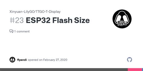 Esp Flash Size Issue Xinyuan Lilygo Ttgo T Display Github