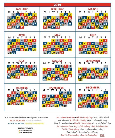 Firefighter Shift Calendar Printable Word Searches