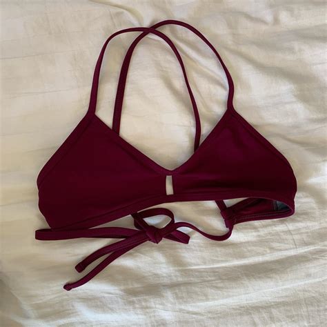 Jocelyn Purple Bikini Top Size Women S Large Depop
