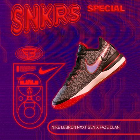 Faze Clan X Nike Lebron 20 Nxxt Dr8784 001 Nice Kicks