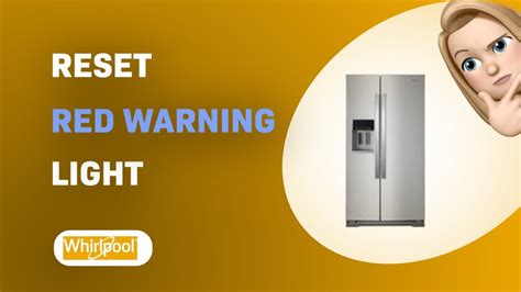 How to Reset the Red Warning Light on Whirlpool WRS571CIHZ - Quick and ...