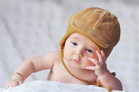 xpx   hd wallpaper young baby wearing hat