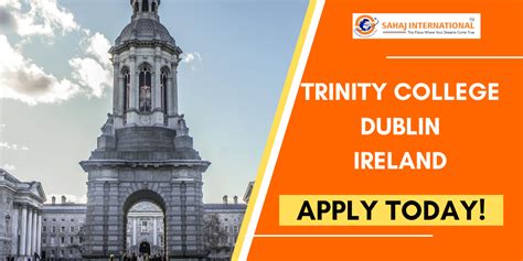 Trinity College Dublin Apply Today And Study In Ireland Sahaj