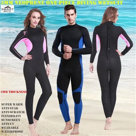 Sbart1013 Scuba Diving Wetsuit Men 3mm Diving Suit Neoprene Swimming Wetsuit Surf Triathlon Wet ...