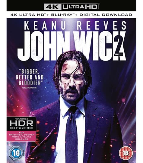 John Wick Chapter 2 2017 4K UHD Blu Ray