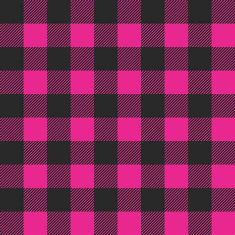 Buffalo Plaid Pink – Woven – Frankie Bear Fabric