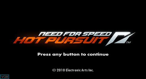 Need For Speed Hot Pursuit For Nintendo Wii The Video Games Museum