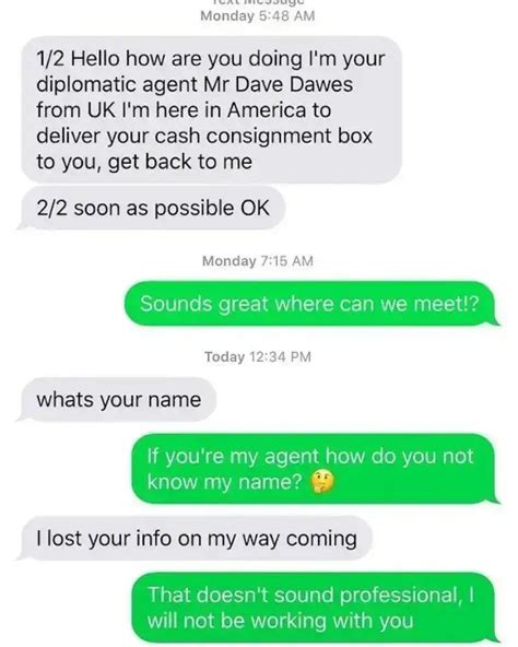 Hilarious Messages People Received From Worst Scammers