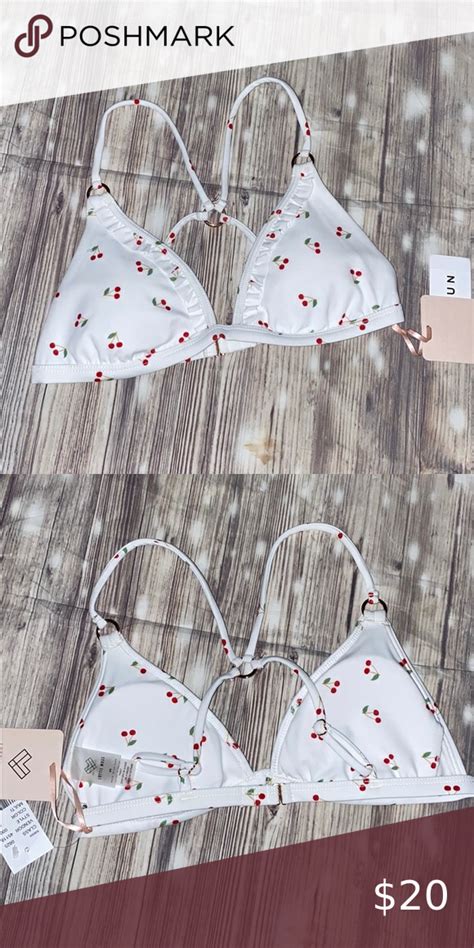 Womens Cherry Bikini Top Bikini Tops Bikinis Pacsun Swim