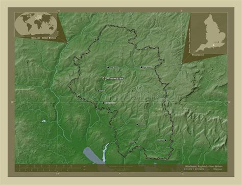 Winchester England Great Britain Wiki Labelled Points Of Ci Stock