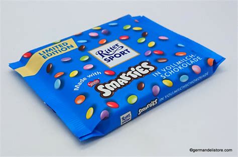 Ritter Sport Smarties Milk Chocolate GermanDeliStore