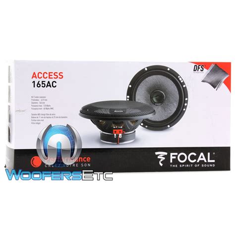 Focal 165AC 6.5" 60W RMS 2-Way Access Series Coaxial Speaker