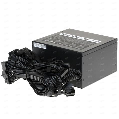 Блок питания AeroCool Cylon 700W (4718009153363) черный - 700 Вт, 80 ...