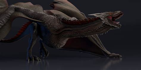 ArtStation Drogon Adriano Tuya Got Dragons Game Of Thrones Art