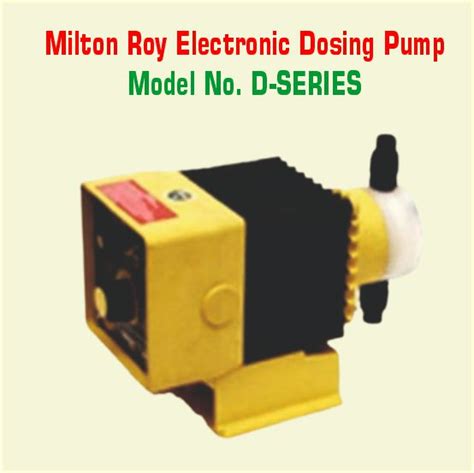 Manual 220v Milton Roy Dosing Pumps Series D For Nos Model Number