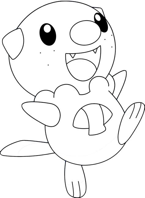 Oshawott Pokemon Coloring Pages