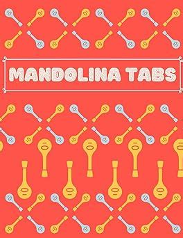 Mandolina Tabs Cuaderno De Tablatura Para Mandolina Escriba Su