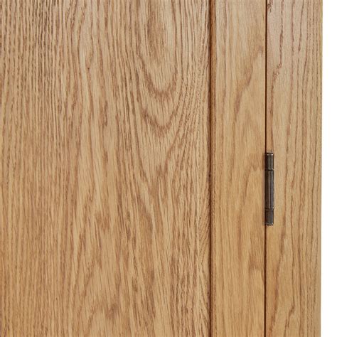 Ancroft Waxed Oak Full Hanging Wardrobe Oak World