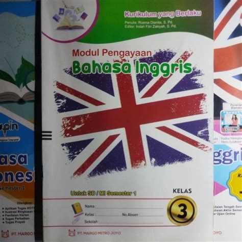 Jual Lks Bahasa Inggris Sd Mi Kelas 3 Semester 1 Kurikulum Yang Berlaku