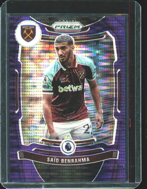 Panini Prizm Sa D Benrahma Base Prizms Purple Ebay