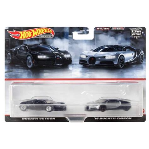 Hot Wheels Twin Pack Dash K Bugatti Veyron Bugatti Chiron Loose Shopee Malaysia