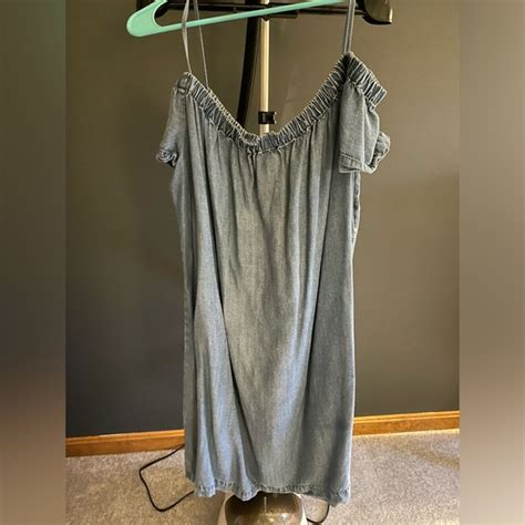 Dresses Cloth Stone Denim Dress Poshmark