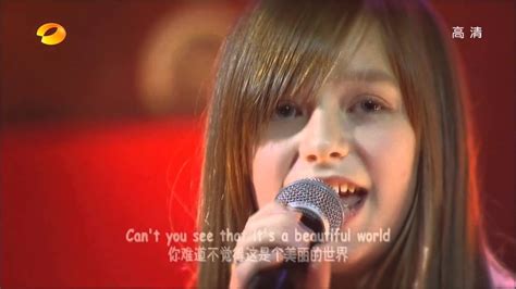 Connie Talbot Beautiful World 2013 Youtube