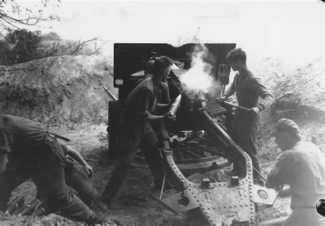 A 25 Pdr Field Gun Of The Royal Canadian Artillery