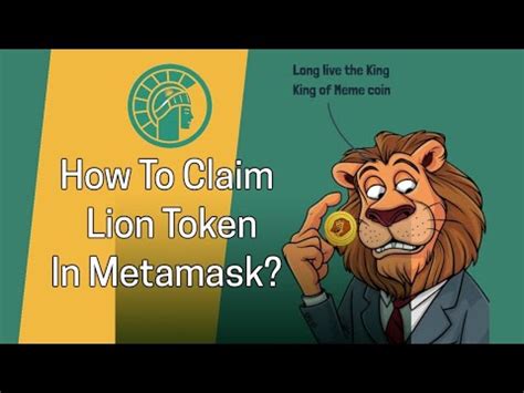 How To Claim Lion Token In Metamask Lion King Of Meme Token Claim