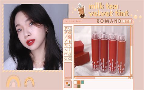 So sánh bảng màu của dòng son Romand kem hot nhất Zero và Milktea Velvet