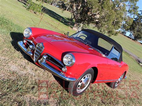 1956 Alfa Romeo Giulietta Spider 750 Series Oldtimer Australia