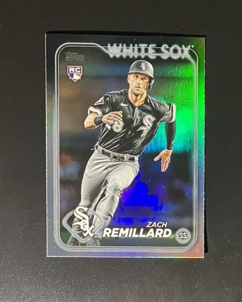 2024 Topps Series 1 222 Zach Remillard RC Rainbow Foil Parallel White