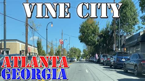 Vine City Atlanta Georgia 4k Neighborhood Drive Youtube