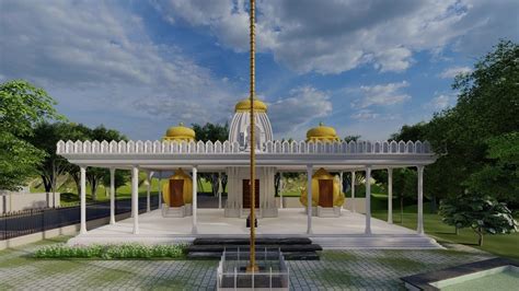 World S First 3D Printed Temple Being Built In Telangana Construction